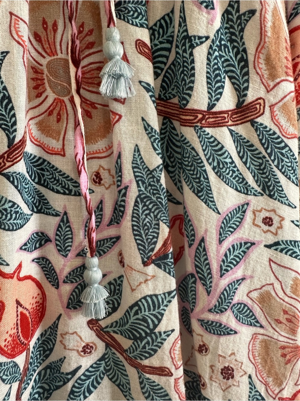 Omika Cora Midi Dress Floral Boho V-Neck Resort Vacation - Picture 8 of 13